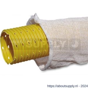 Bosta drainagebuis PVC-U 50 mm klikmof x glad geel 100 m type geperforeerd - S51060728 - afbeelding 1