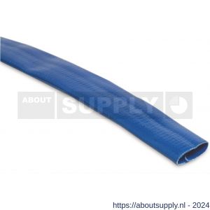 Hydro-S plat oprolbare slang PVC 76 mm 6 bar blauw 25 m - S51057493 - afbeelding 1