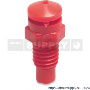 Bosta Mini sproeier 180 graden kunststof M6 buitendraad 1,4 mm 180 graden rood type 551 PL - S51050465 - afbeelding 1