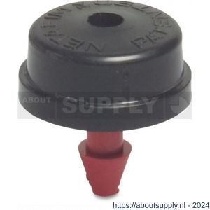Netafim druppelaar insteek 2 L/h zwart-rood type knop - S51050379 - afbeelding 1