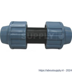 Unidelta koppeling PP 110 mm knel 10 bar zwart-blauw DVGW-KIWA-WRAS - S51058455 - afbeelding 1