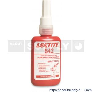 Loctite afdichtmiddel bruin DVGW type 542 - S51061247 - afbeelding 1