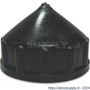 Bosta eindkap PVC-U 1.1/2 inch binnendraad zwart - S51052419 - afbeelding 1