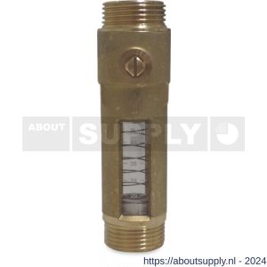BRV stromingsmeter 1.1/4 inch buitendraad 10 bar 5-42 L/min DN20 - S51050307 - afbeelding 1