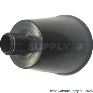 VDL pompvultrechter PVC-U 1.1/4 inch buitendraad grijs - S51051118 - afbeelding 1
