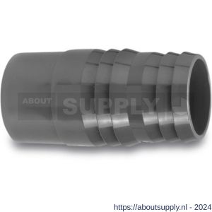 VDL slangtule PVC-U 40 mm lijm spie x slangtule grijs - S51056974 - afbeelding 1