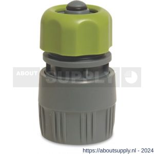 Hydro-Fit aansluiting PVC-U 15-19 mm knel x vrouwelijk klik grijs-groen met waterstop - S51056351 - afbeelding 1