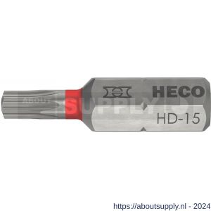 Heco schroefbit Heco-Drive HD-15 kleur ring rood in blister 10 stuks - S50803386 - afbeelding 1
