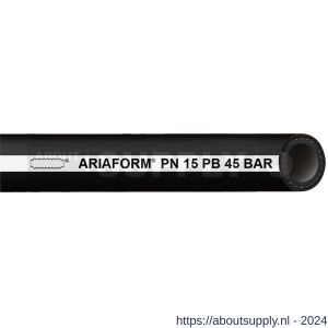 Baggerman Ariaform 15 persluchtslang 19x28 mm zwart glad - S50050975 - afbeelding 1