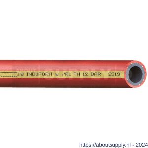 Baggerman Induform RL waterslang 13x19 mm PVC rubber rood glad - S50051128 - afbeelding 1