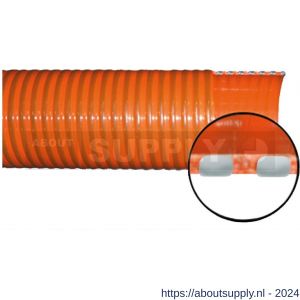 Baggerman Quadriflex zuig- en persslang inwendig diameter 110 mm PVC kunststof oranje - S50051351 - afbeelding 1