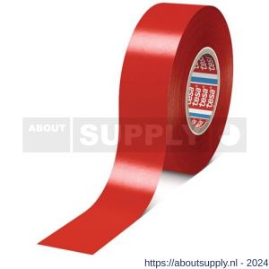 Tesa 4163 Tesaflex 33 m x 19 mm rood Soft PVC tape - S11650251 - afbeelding 2