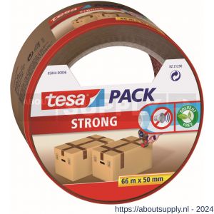 Tesa 5044 Tesapack Strong verpakkingstape bruin 66 m x 50 mm - S11650378 - afbeelding 1