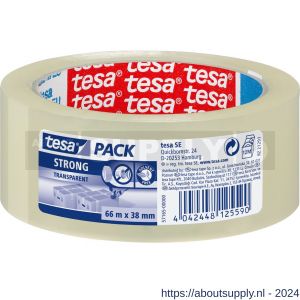Tesa 57165 Tesapack Strong verpakkingstape transparant 66 m x 38 mm - S11650604 - afbeelding 1