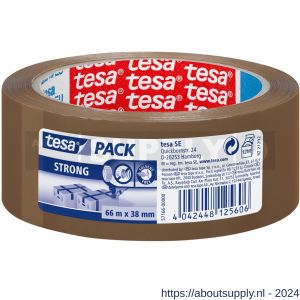 Tesa 57166 Tesapack Strong verpakkingstape bruin 66 m x 38 mm - S11650605 - afbeelding 1