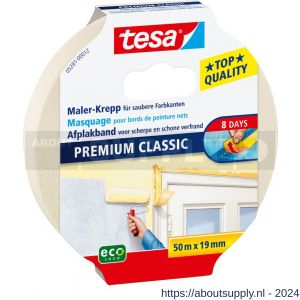 Tesa 5281 Premium Classic afplakband 50 m x 19 mm - S11650550 - afbeelding 1