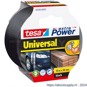 Tesa 56348 Extra Power Universal tape zwart 10 m x 50 mm - S11650357 - afbeelding 1