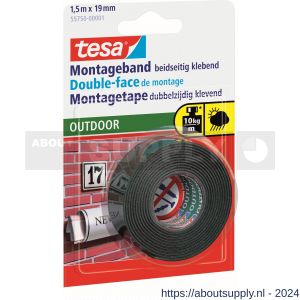 Tesa 55750 Powerbond Outdoor montagetape 1,5 m x 19 mm - S11650382 - afbeelding 1