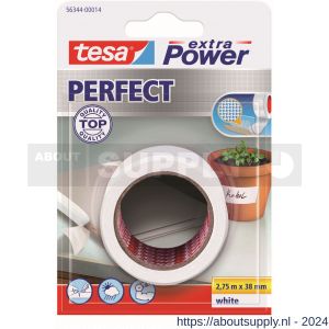 Tesa 56344 Extra Power Perfect textieltape wit 2,75 m x 38 mm - S11650394 - afbeelding 1