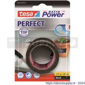 Tesa 56344 Extra Power Perfect textieltape zwart 2,75 m x 38 mm - S11650393 - afbeelding 1