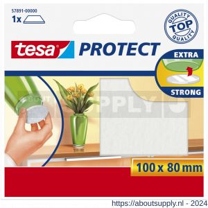 Tesa 57891 Protect vilt wit 8 cm x 10 cm - S11650396 - afbeelding 1