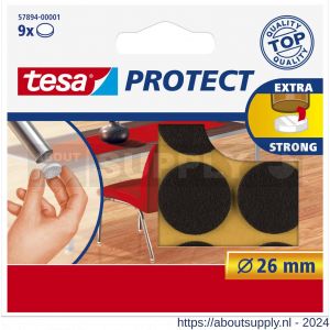 Tesa 57894 Protect vilt bruin 26 mm - S11650427 - afbeelding 1