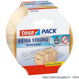 Tesa 5049 Tesapack Extra Strong verpakkingstape transparant 66 m x 50 mm - S11650611 - afbeelding 1