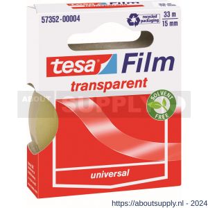 Tesa 57352 Tesafilm transparant plakband 33 m x 15 mm - S11650623 - afbeelding 1