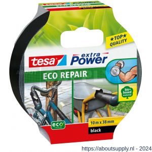 Tesa 56431 Extra Power Eco Repair textieltape 10 m x 38 mm zwart - S11650632 - afbeelding 1