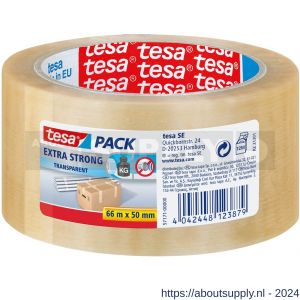 Tesa 57171 PVC tape extra strong 66 m x 50 mm transparant 57171 - S11650640 - afbeelding 1