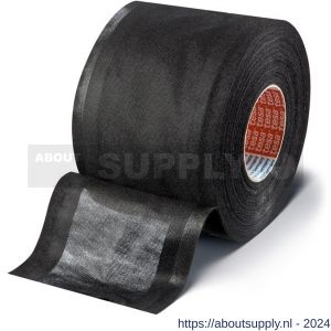 Tesa 51608 Tesaband 15 m x 25 mm zwart PET-vlies tape voor flexibiliteit en geluidsdemping - S11650094 - afbeelding 1