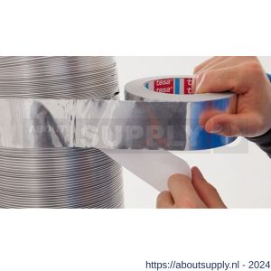 Tesa 63652 Tesaband 50 m x 50 mm aluminium aluminium tape Premium - S11650005 - afbeelding 3