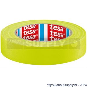 Tesa 4671 Tesaband 25 m x 25 mm fluor geel acrylgecoate textieltape - S11650195 - afbeelding 1