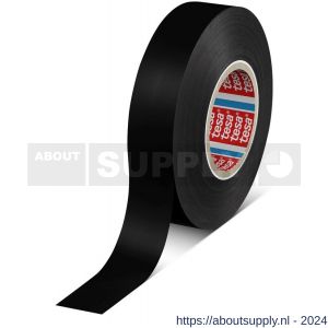Tesa 4163 Tesaflex 33 m x 19 mm zwart Soft PVC tape - S11650258 - afbeelding 1