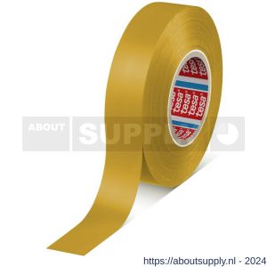 Tesa 4163 Tesaflex 33 m x 19 mm geel Soft PVC tape - S11650247 - afbeelding 1