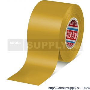 Tesa 4163 Tesaflex 33 m x 50 mm geel Soft PVC tape - S11650248 - afbeelding 1
