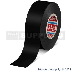 Tesa 4163 Tesaflex 33 m x 30 mm zwart Soft PVC tape - S11650260 - afbeelding 1