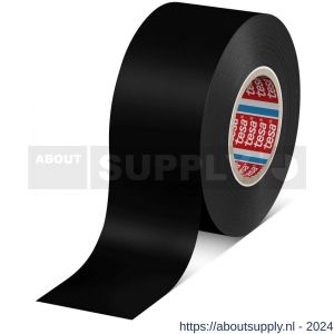Tesa 4163 Tesaflex 33 m x 38 mm zwart Soft PVC tape - S11650261 - afbeelding 1