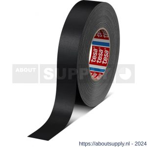 Tesa 4651 Tesaband 50 m x 30 mm zwart premium textieltape - S11650165 - afbeelding 1