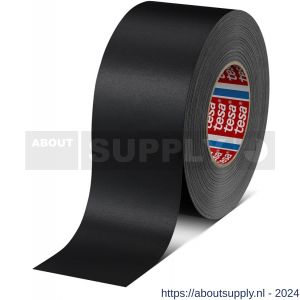 Tesa 4651 Tesaband 50 m x 75 mm zwart premium textieltape - S11650179 - afbeelding 1