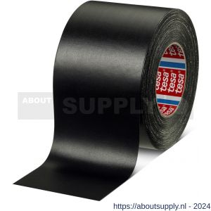 Tesa 4657 Tesaband 50 m x 100 mm zwart temperatuurbestendige textieltape - S11650193 - afbeelding 1