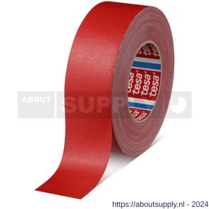 Tesa 4671 Tesaband 50 m x 50 mm rood acrylgecoate textieltape - S11650202 - afbeelding 1