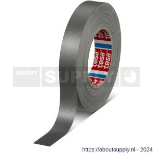 Tesa 4688 Tesaband 50 m x 25 mm grijs standaard polyethyleengecoate textieltape - S11650205 - afbeelding 1