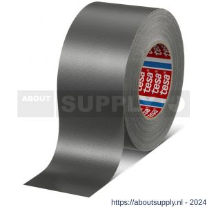 Tesa 4688 Tesaband 50 m x 75 mm grijs standaard polyethyleengecoate textieltape - S11650209 - afbeelding 1
