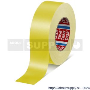 Tesa 4688 Tesaband 50 m x 50 mm geel standaard polyethyleengecoate textieltape - S11650204 - afbeelding 1