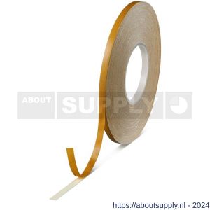 Tesa 4964 Tesafix 50 m x 9 mm wit dubbelzijdige tape met textielen drager - S11650228 - afbeelding 1