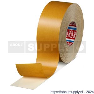 Tesa 4964 Tesafix 50 m x 75 mm wit dubbelzijdige tape met textielen drager - S11650237 - afbeelding 1