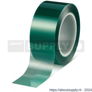 Tesa 50600 Tesaband 66 m x 50 mm groen polyester-silicone masking tape - S11650130 - afbeelding 2