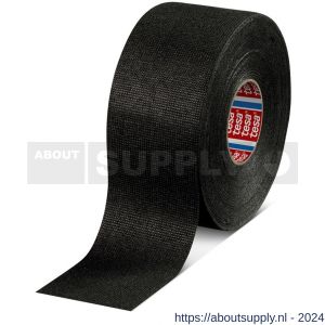 Tesa 51608 Tesaband 25 x m 50 mm zwart PET-vlies tape voor flexibiliteit en geluidsdemping - S11650100 - afbeelding 1