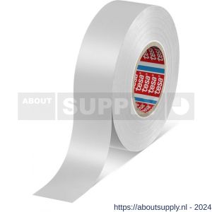 Tesa 4163 Tesaflex 33 m x 25 mm wit Soft PVC tape - S11650255 - afbeelding 1